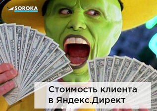 Стоимость клиента в Яндекс.Директ